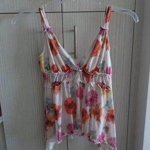 VTG Younique Flowy Floral Tank Top